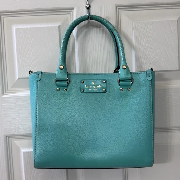Kate Spade Wellesley Quinn Satchel Bag Teal - Picture 9 of 17